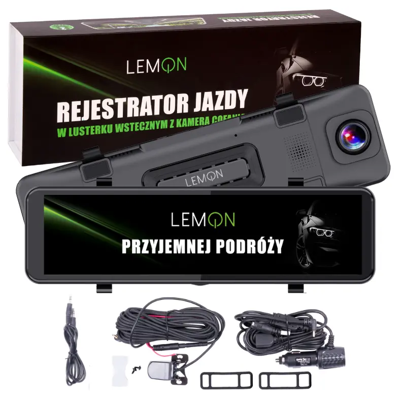 Zestaw kamera samochodowa Lemon HZ-850 4K